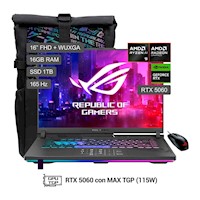 Laptop Asus AMD Ryzen 9-9955HX 16GB 1TB RTX 5060 ROG Strix G16